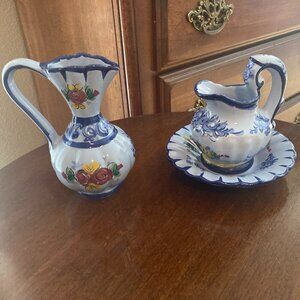 2 pc. set by Artist Vestal Alcobaca /Portugal